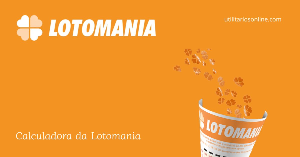 calculadora da lotomania mostrando probabilidades de acertos