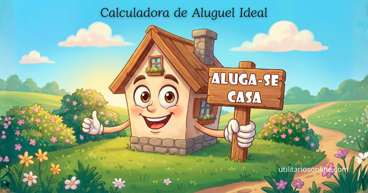 calculadora de aluguel ideal mostrando valores baseados na regra dos 30% da renda líquida