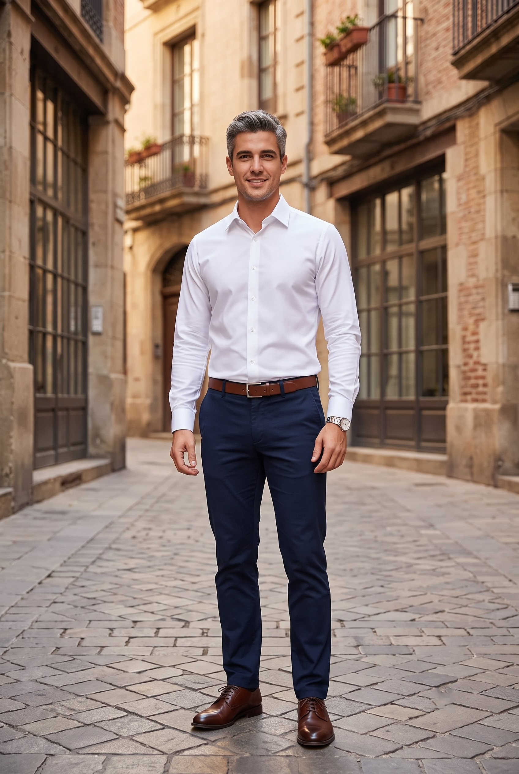 Camisa Social Masculina Slim Fit Premium Passa Fácil | Presente para Ele