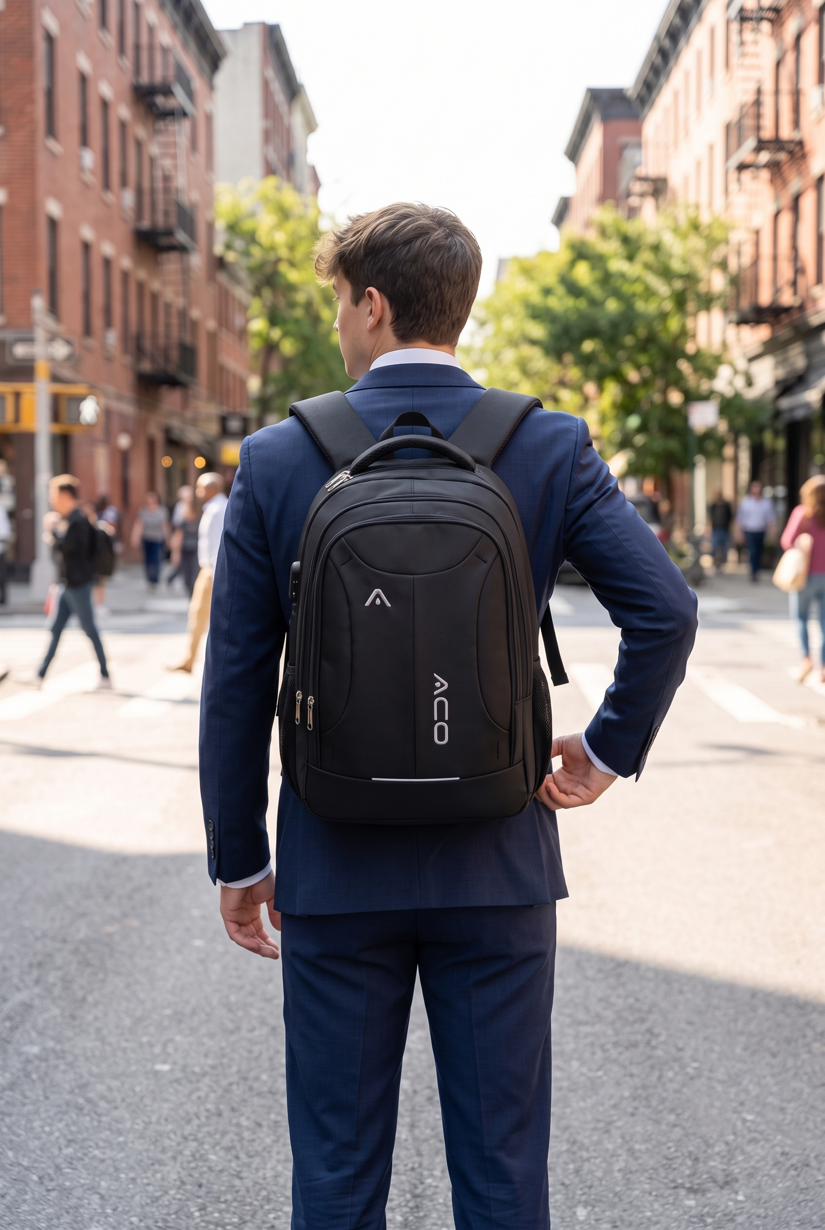 Mochila para Notebook Masculina Impermeável 35L Forpak | Executiva, Antifurto e Ideal para Viagens