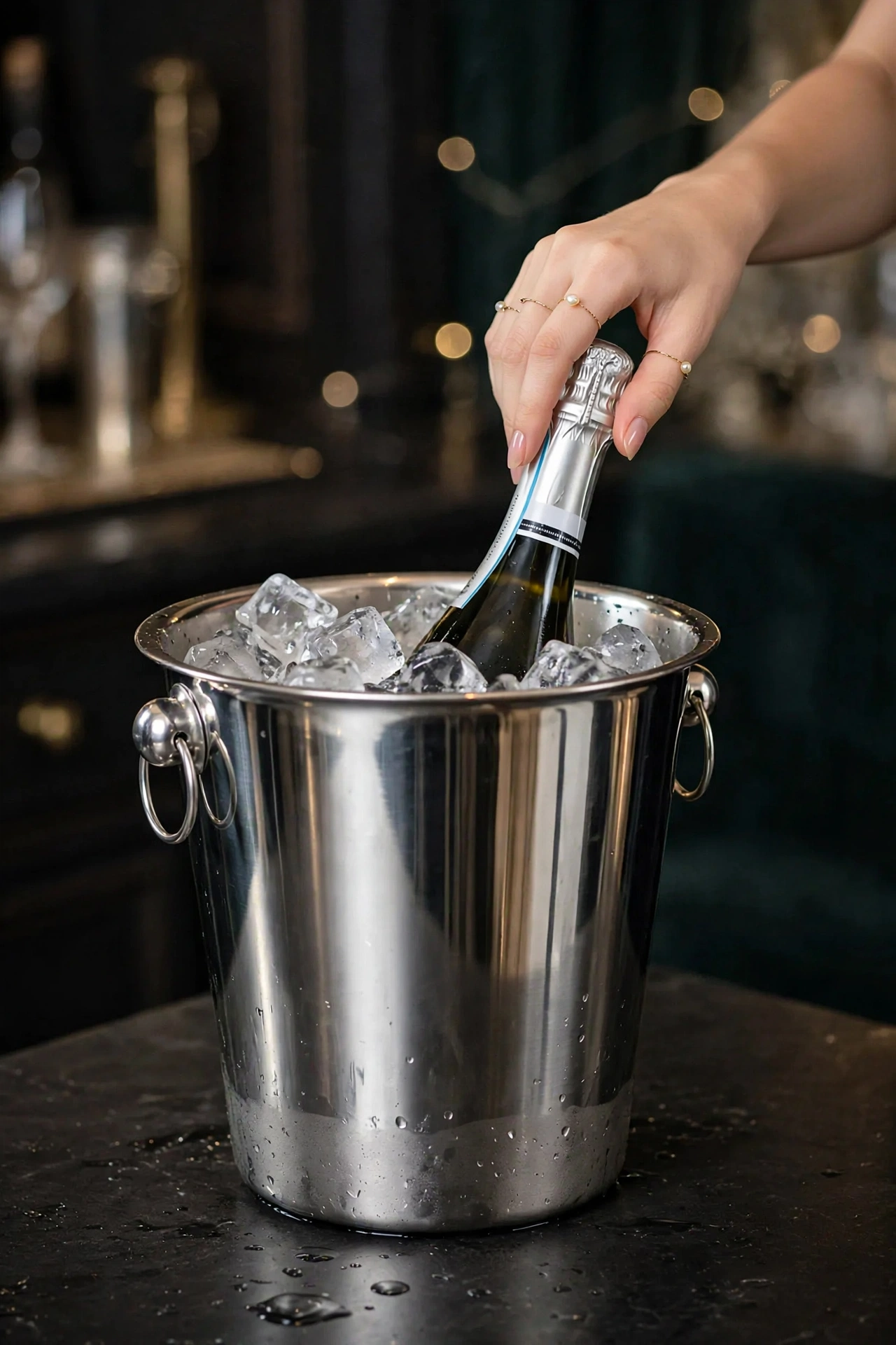 Balde de Gelo Inox 4,5L para Champanhe e Vinho | Elegância para Receber Convidados