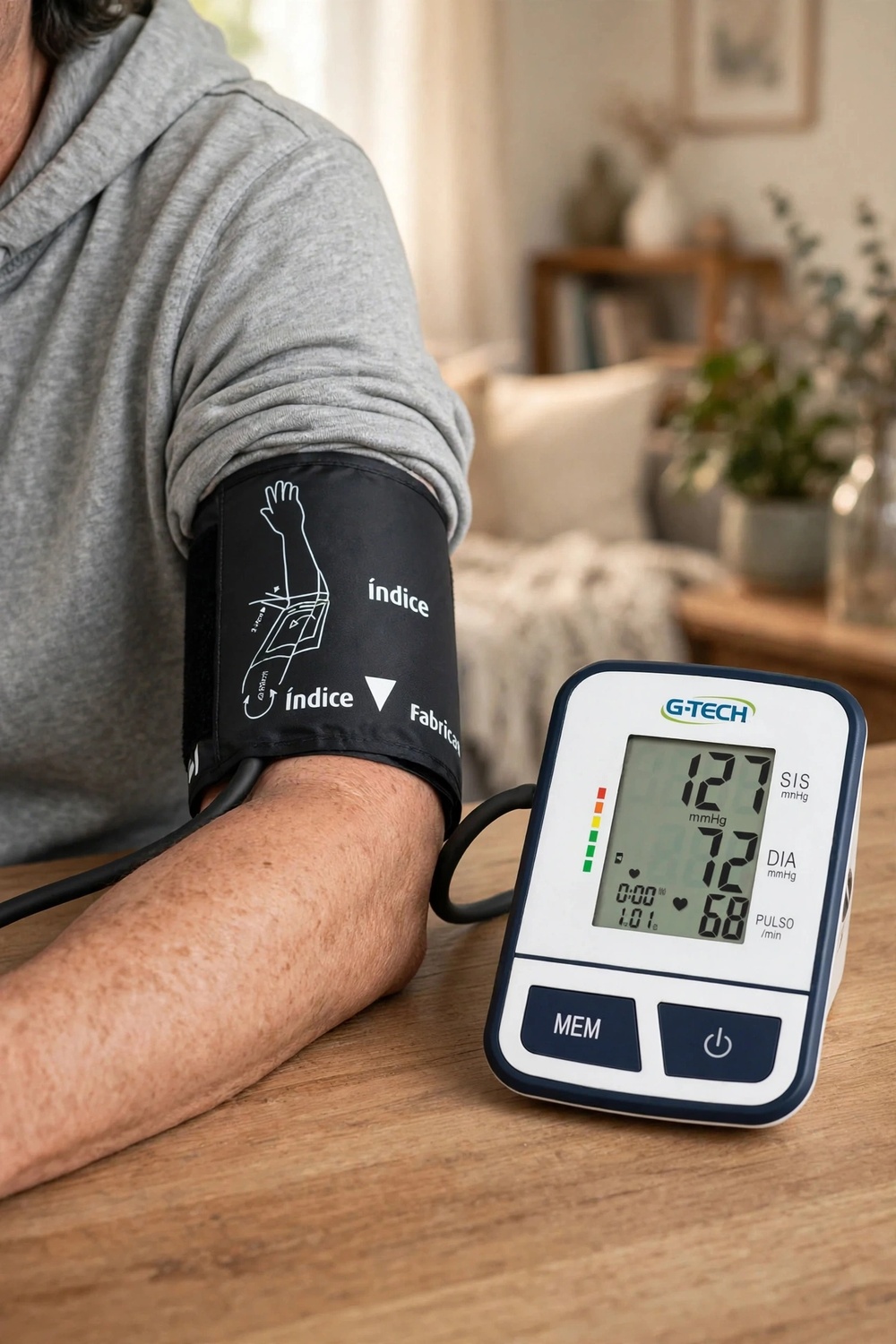 Aparelho Medidor de Pressão Digital de Braço G-Tech BSP11 – Automático e Detector de Arritmia